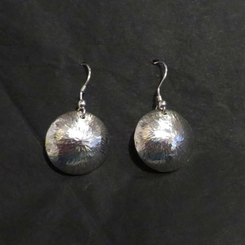 Hammered Dome Earrings I